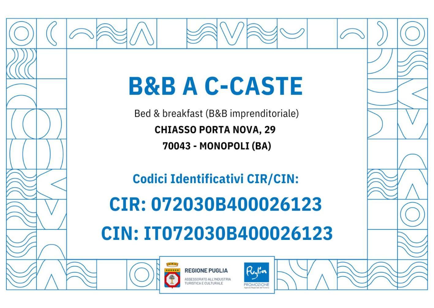 B&B A C-Caste โมโนโปลี ภายนอก รูปภาพ